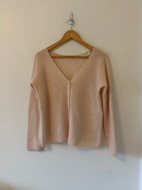Sezane Barry Cardigan in Pale Pink | Size Small